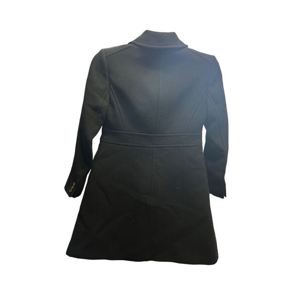 J Crew Black Lady Day Double Cloth Wool Thinsulate Coat Women’s Size 2P - Picture 2 of 7